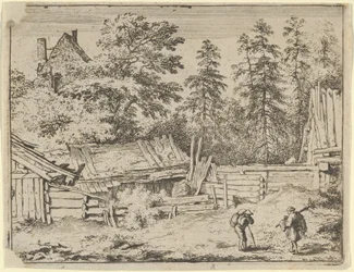 The Three Cottages, 17th century