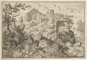 The Three Cottages on the Hill, 17th Century