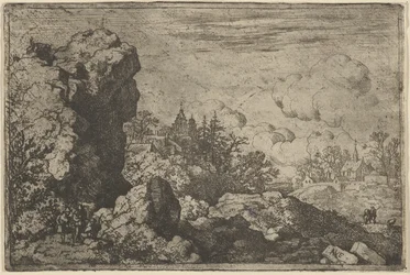 The Three Travellers at the Foot of High Rock, 17th Century