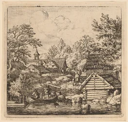 Unloading a Barge, probably c. 1645-1656