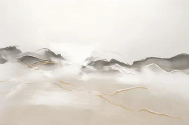 Abstract Golden Landscape