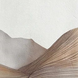Abstract Mountain Lines