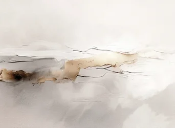 Golden Horizon Abstract