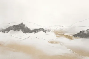 Serene Abstract Mountains