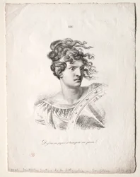 The Art of Lithography: Head of an Amazon