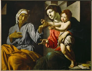Saint Mary with Child and Saint Anna