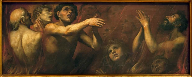 Souls of purgatory. Painting by Alonso Cano (1601-1667)
