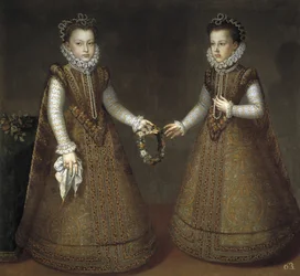 The Infantas Isabel Clara Eugenia and Catherine Michelle of Spain