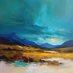 Dramatic Golden Valley