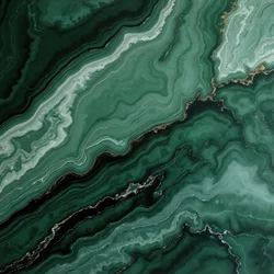 Emerald Malachite Swirl