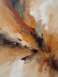 Fiery Abstract Burst