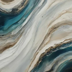 Fluid Marble Swirls