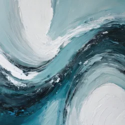 Fluid Ocean Abstract
