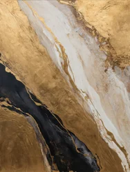 Golden Marble Flow