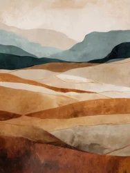 Layered Desert Landscape
