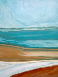 Serene Coastal Abstract