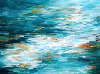 Shimmering Ocean Reflections
