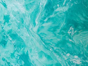 Teal Ocean Swirls