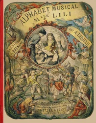 Cover - Engraving from the Musical Alphabet of Mlle Lili