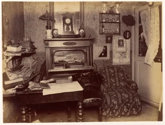 Murder of Widow Bertrand - View of the Lodge after the Crime