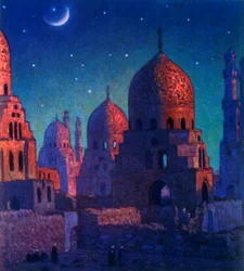 The City of the Dead, or Cairo Necropolis, Cairo, Egypt