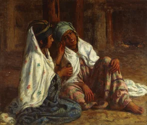 Young Girls Using Make-up