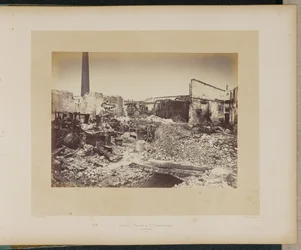 Factory J. Falck and Co. Burned, at La Villette