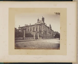 The Burning Arsenal. Exterior View.