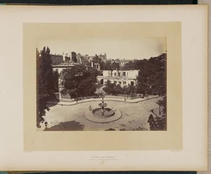The Thiers House during Demolition, under the Commune.