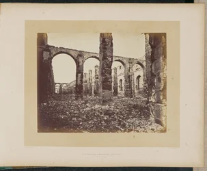 The Burned Granaries. Interior View.