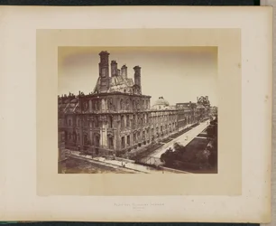 The Burned Tuileries Palace. General View.