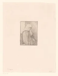 Breton Woman with Headscarf