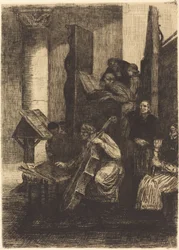 Choir in a Spanish Church