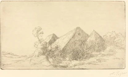 Cottage with a Cart