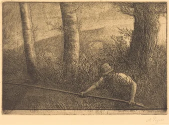 Fisherman with a Hoop-net
