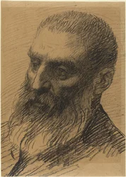 Head of a Man Facing Left