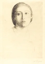 Head of a Young Girl