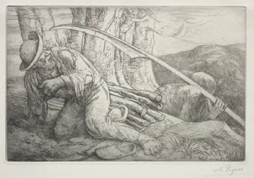 Death and the Woodcutter (5th Plate)