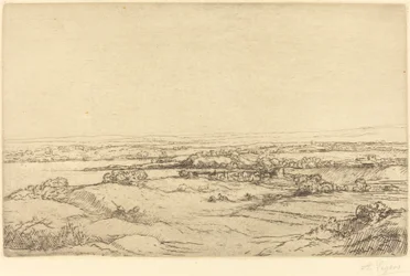 Plain near a Lake