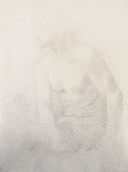 Seated Male Nude