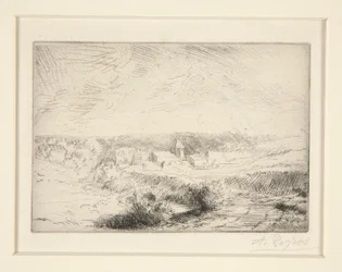 Village of Wimille near Boulogne