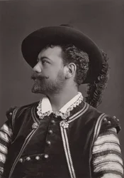 Portrait of Victor Maurel (1848-1923), French baritone, as Mozart