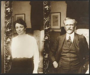 Portrait of Alphonse Mucha and His Wife