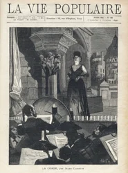 A Singer on Stage Facing the Orchestra