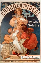 Advertising poster for Chocolate ideal