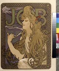 Advertisement Poster for Tissue Paper "Job"
