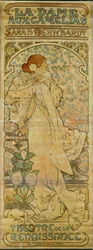La Dame aux Camelias with Actress Sarah Bernhardt, Theatre de la Renaissance, Paris 1894