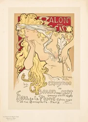 Reproduction of a Poster Advertising the Salon des Cent Exposition