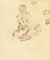 Study of a Seated Woman