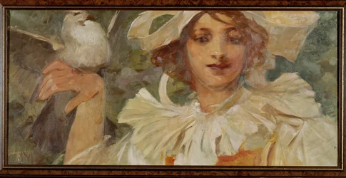 Woman with Pigeon